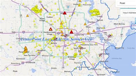 Centerpoint Power Outage Map Houston - Map