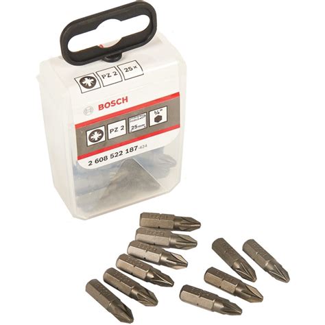 BOSCH PZ2 Extra Hard Bit Set Selco