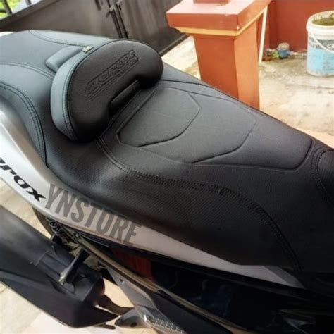 Sarung Jok Aerox 155 New 160 Kulit Jok Modifikasi Sandran Tengah