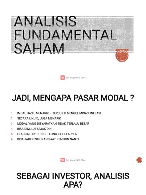 Analisis Fundamental Saham Pdf