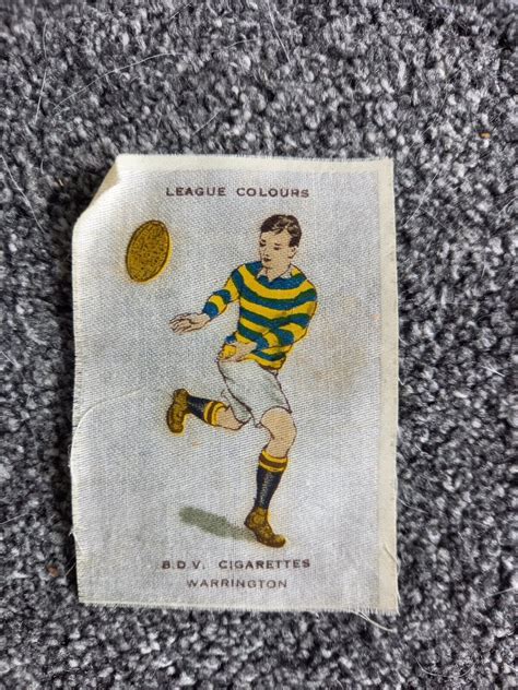 ANTIQUE BDV CIGARETTE SILKS FOOTBALL LEAGUE COLOURS X 6 EBay