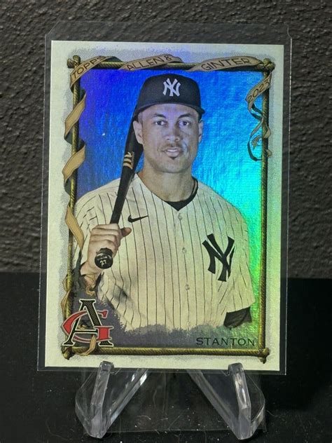 2023 ALLEN GINTER HOT BOX FOIL Giancarlo Stanton 259 BASEBALL NY