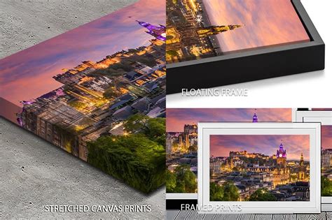 Fantastic Sunrise in Edinburgh | Canvas Prints AU