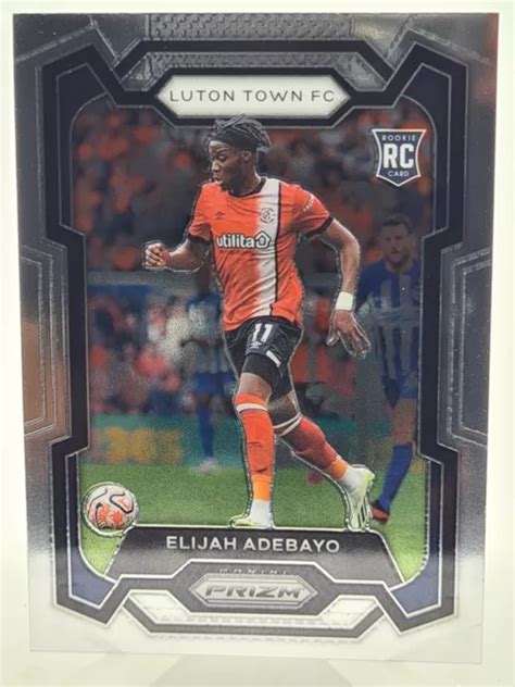 Elijah Adebayo Panini Prizm Epl Rookie Luton Town Rc Eur