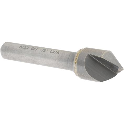 Countersink: 5/8" Head Dia, 82 ° Included Angle, 1 Flute, Carbide - 5/8 ...