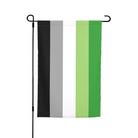 Aromantic Pride Flag Garden Flag Polyester Flags 12 X 18 Inches Party Wedding Festival Birthday