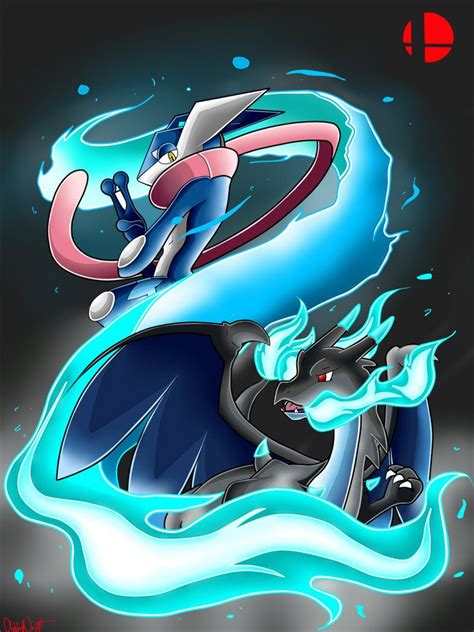 Ssb4 Greninja And Mega Charizard By Neoncelestia20 On Deviantart Pokemon Firered Pokemon