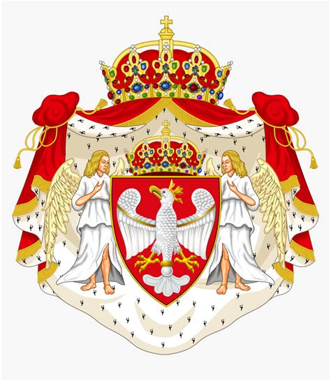 Greater Coat Of Arms Of Kingdom Of Poland - Coat Of Arms Of Jordan, HD Png Download - kindpng