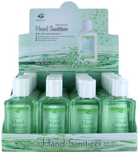 Hand Sanitizers Aloe And Vitamin E 2 Oz Display Included