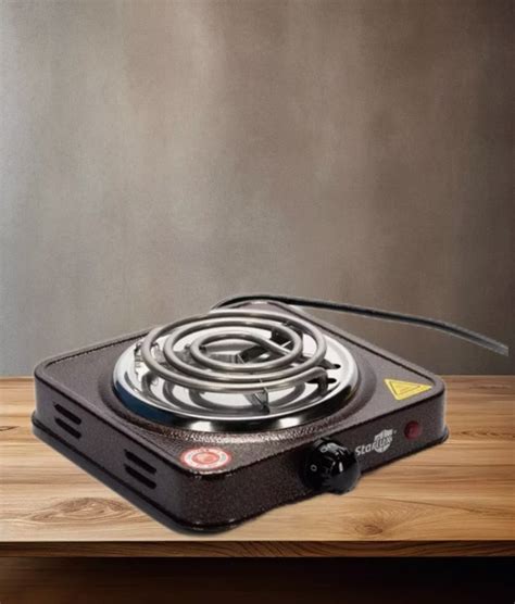 STARLUX Kompor Listrik 1 Tungku Single Burner Coil Hot Plate 1000W 5811 Bronze