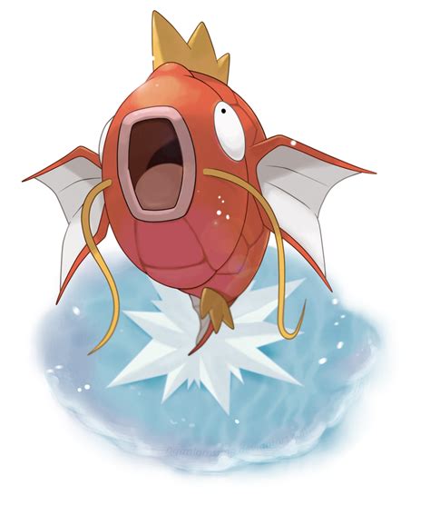 129 Magikarp By Nganlamsong On Deviantart Pokemon Painting