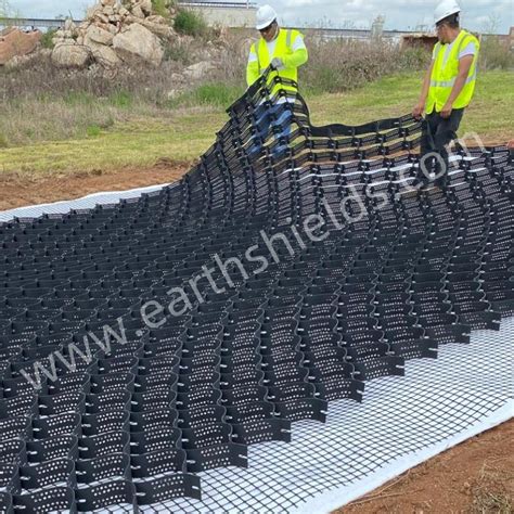 HDPE Geocell Gravel Stabilizers Plastic Honeycomb Geocells For Road And