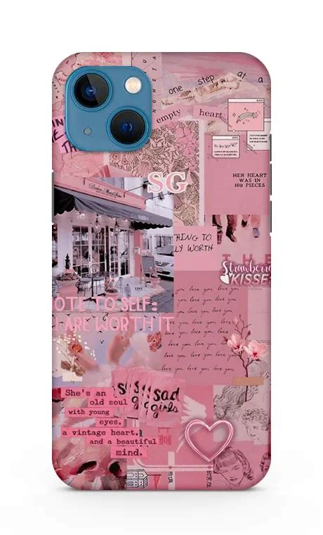 Aesthetic pink magazine Apple Iphone 13 Mobile Cover