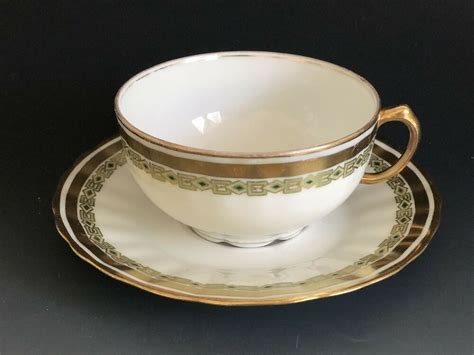 Antique Elegant Elite Works Bali And Dotter Limoges France Teacup