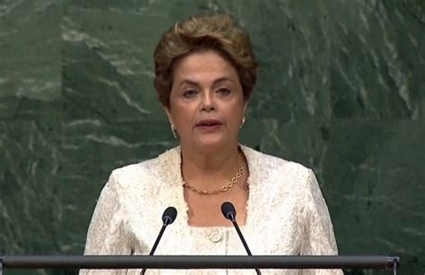 Na Onu Dilma N O Fala Em Golpe Mas Pede Que Brasileiro Impe A