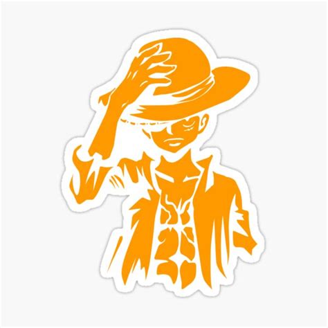 Pegatina For Sale Con La Obra Monkey D Luffy De Aftertomorrow Redbubble