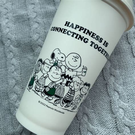 【未使用】スターバックス リユーザブルカップ Peanuts オフホワイト 473ml スヌーピー プラカップ スタバ タンブラー 新品 未