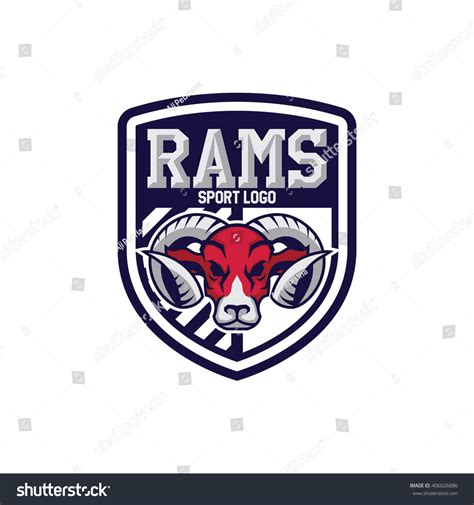 Ram Sport Logo Stock Vector Illustration 406026886 Shutterstock