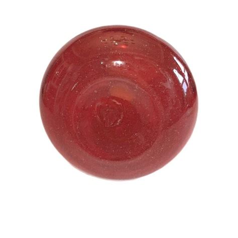 Blenko Pier Accents Vintage Red Teardrop Glass Blenko Style Hand