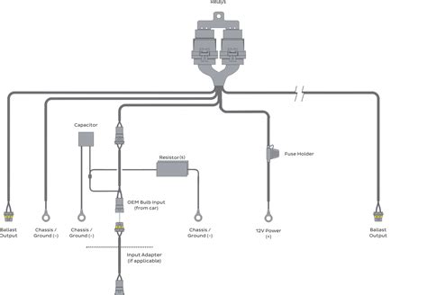 Hid Wiring Diagram With Relay And Capacitor Wiring Diagram