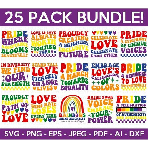 Retro Lgbtq Svg Bundle Gay Pride Svg Bundle Gay Svg Pride Inspire