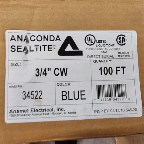 anaconda sealtite  cw blue ft flexible metal ccw meses sin interes
