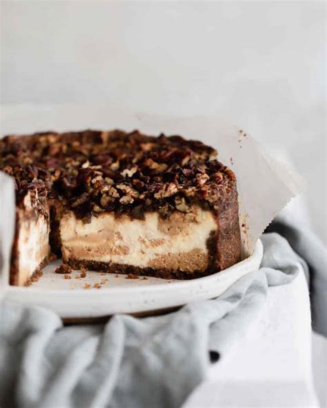 Dulce De Leche Swirl Cheesecake