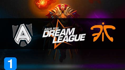 Fnatic Vs Alliance Highlights DreamLeague Season 1 YouTube