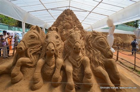 Sand Sculpture Museum Mysore Dasara - eNidhi India Travel Blog