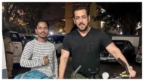 Salman Khan Fan Covers 1100 Km On Cycle To Reach Mumbai Fulfills His