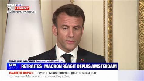 Retraites Emmanuel Macron Va Recevoir Les Partenaires Sociaux Apr S La