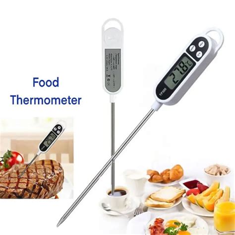 Digital Food Thermometer Bbq Electronic Oven Thermometer Kitchen Thermometer For Meat Water Milk