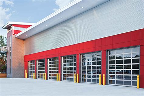 Commercial Glass Overhead Doors Aluminum Or Steel Frame Garage Door