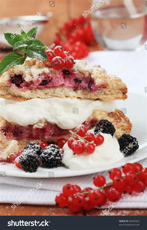 Berry Fruit Cake Cream Cheese Stock Photo 86499322 | Shutterstock