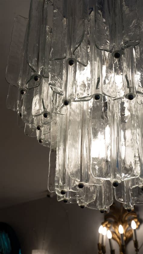 Mid Century Italian Murano Chandelier By Toni Zuccheri For Venini C