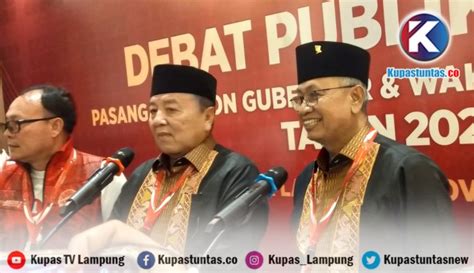 Kupas Tuntas Closing Debat Kedua Pilgub Lampung Ardjuno Ajak