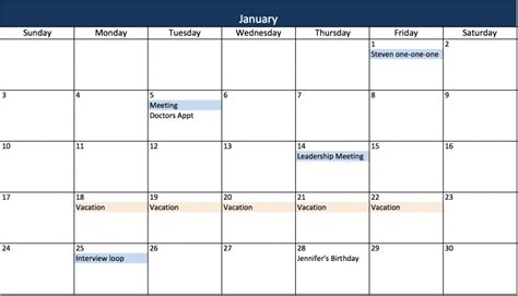 Plantillas De Calendario En Excel Gratuitas Y Listas Para Imprimir Para