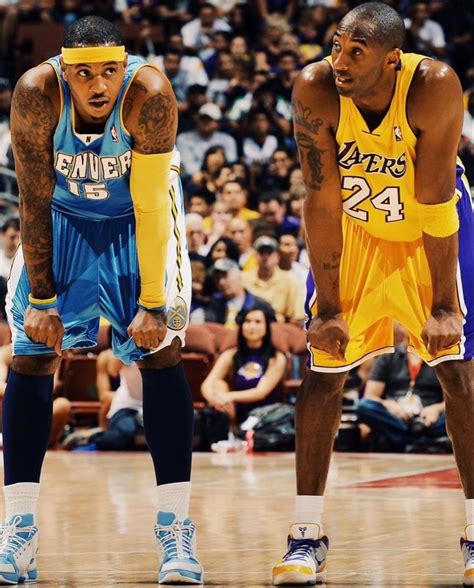 Kobe Bryant And Carmelo Anthony Kobe Bryant Pictures Basketball