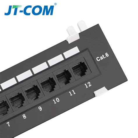 Cat6 12 Port Rj45 Patch Panel Utp Lan Network Adapter Cable Connector Rj45 Networking Wall Mount