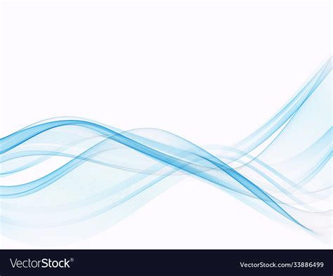 Abstract blue wave background design Royalty Free Vector