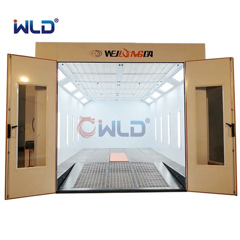 Wld9000L Luxury Car Paint Booth Car Spray Booth CE With Scissor Lift