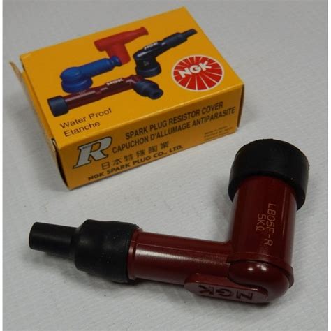 Ngk Spark Plug Cap Genuine Ngk Lb F Red Body Fits Threaded Plug