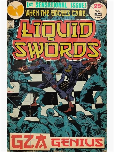 Liquid Swords Album Poster - Album Liquid Swords Poster Premium Matte ...