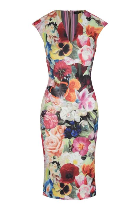 Ted Baker Ted Baker Womens Floral Swirl Dress Clothing From Circle