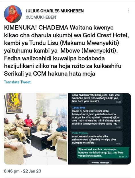 Martin Maranja Masese On Twitter Vijana Wa Ccm Ni Wajinga