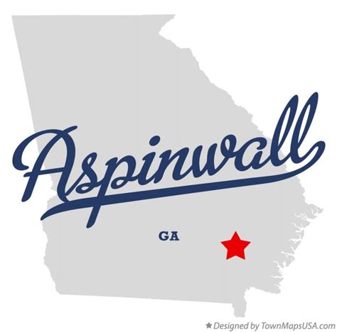 Map of Aspinwall, GA, Georgia