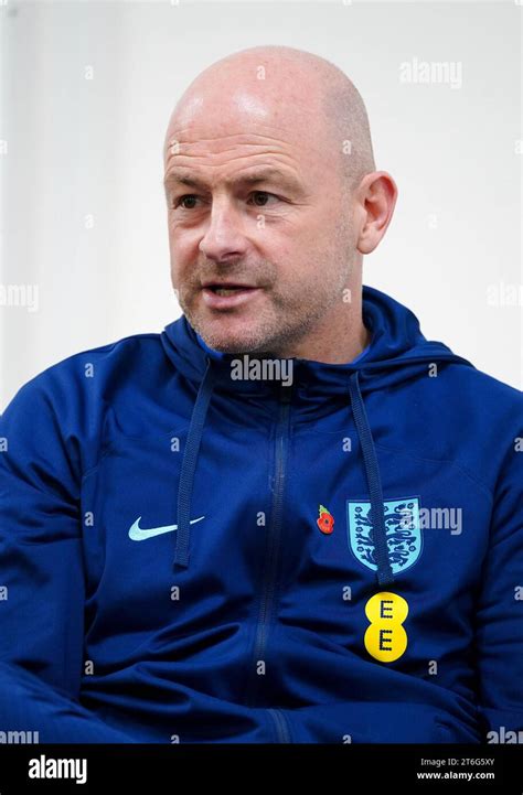 England U21 manager Lee Carsley during the squad announcement at ...