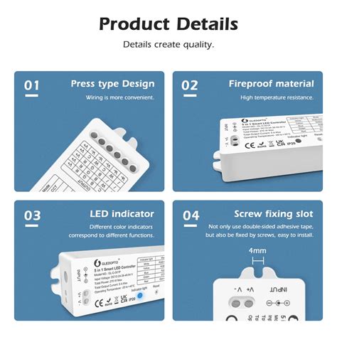 Gledopto Gl C P Pro Az Ben Led Vez Rl Ft Iotcentrum Hu