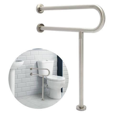 Hecasa 24 Inch Handicap Grab Bars Rails 304 Stainless Steel Toilet Handrail Bathroom Safety Bar