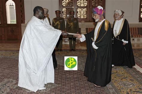 Lambassadeur de Mauritanie auprès du Sultanat dOman présente ses